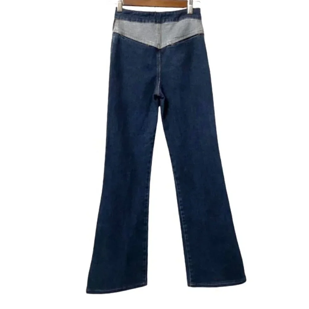 Free People We the Free Flip It and Reverse It Flare Retro Jeans Size 25